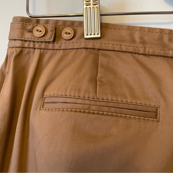 Liz Claiborne-ANISSA Tan Colour High Rise Pant 98% Cotton 2 % LYCRA Size 12 - Picture 5 of 16